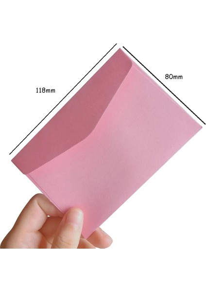 Pembe Tarzı Yeni Yıl Tebrik Zarfı Renkleri Parlak ve Çeşitlidir Kırtasiye Hediyesi (Yurt Dışından)