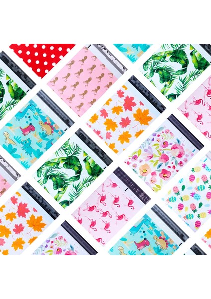 Açık Yeşil Tarzı Speedy Mailers 24 Tasarım Ack Renkli Poly Mailer Yaratıcı Baskı Poly Mailer Kendinden Mühürlü Plastik Ambalaj Zarf Torbaları (Yurt Dışından) fiyatları