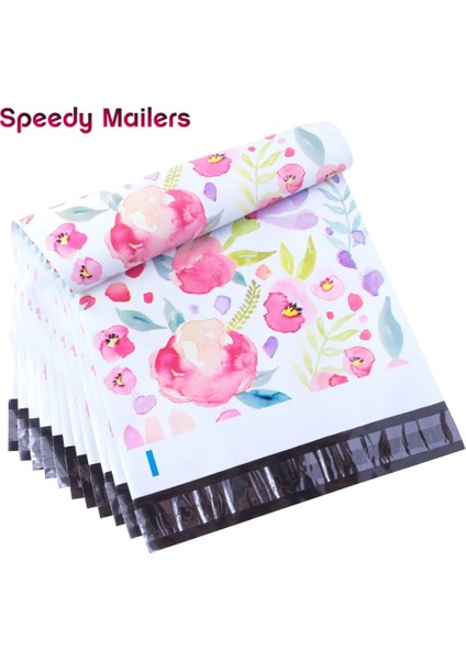 Açık Yeşil Tarzı Speedy Mailers 24 Tasarım Ack Renkli Poly Mailer Yaratıcı Baskı Poly Mailer Kendinden Mühürlü Plastik Ambalaj Zarf Torbaları (Yurt Dışından) fırsatları
