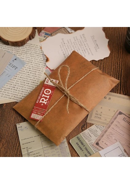 5 Adet Tarzı Yatniee Retro Kraft Kağıt Zarf Kartpostal Saklama Çantası Düğün Davetiyesi Zarf Hediye Zarfı (Yurt Dışından)