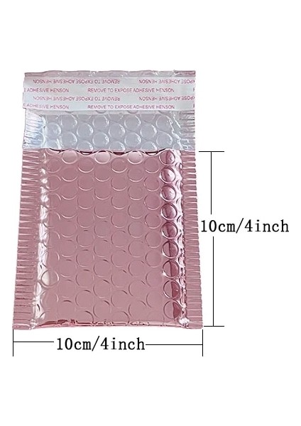 Gül Altın 10X10CM Stili Lot Hafif Altın Kaplama Kağıt Kabarcık Zarflar Çanta Posta Postaları Yastıklı G Zarf Su Geçirmez Kabarcık Posta Çantası (Yurt Dışından)