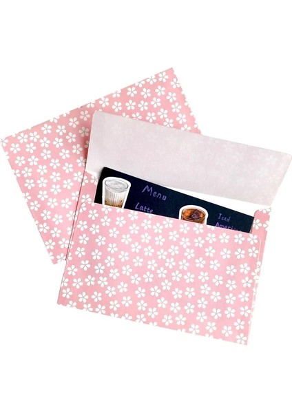C Stili Er Paketi Pembe Kiraz Çiçeği Zarf Kağıdı Sevimli Çiçek Çiçek El Yapımı Katlama Dıy Mektup Yazmak 17.5cm * 12.5cm (Yurt Dışından) indirimleri