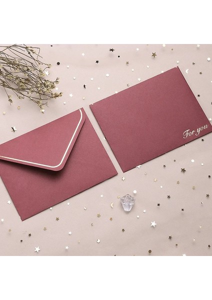 Beyaz Stil Et 13.6X10CM Tebrik Kartı Isim Kartı Zarf Sıcak Damgalama Düğün Davetiyesi Mini Zarflar (Yurt Dışından) fırsatları