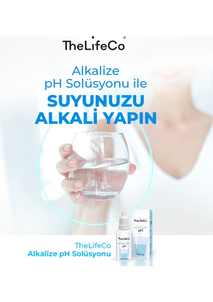 Alkalize PH Solüsyonu 30ml (Suyu Alkalize Etmek İçin)