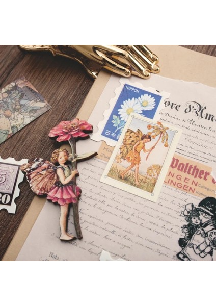 No.2 Tarzı Kutu Vintage Avrupa Masal Damgası Mini Mesaj Kartı Festivali Tebrik Kartı Çocuklar Hediye Kawaii Kırtasiye Okul Malzemeleri (Yurt Dışından) indirimleri