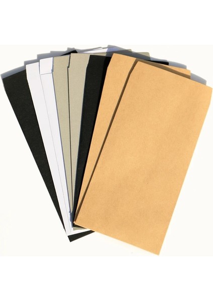 Kraft Tarzı Lassical Retro Kraft Kağıt Zarflar Dıy Craft Boş Gümüş Boş Kağıt Torba Düğün Davetiyesi Hediye Zarf (Yurt Dışından)