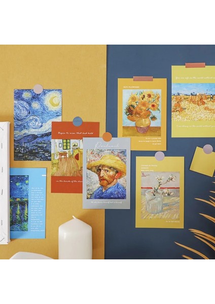 Matisse B Tarzı Et Ünlü Resim Serisi Dekoratif Tablolar Van Gogh Monet Matisse Yağlıboya Dıy Dekorasyon Kartpostallar Duvar Sticker (Yurt Dışından) fiyatları