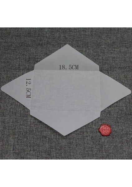 12.5X18.5CM Stili Ustom Yarı Saydam Sülfürik Asit Kağıt Zarflar, Dıy Kartpostal Kart Depolama, Düğün Davetiyeleri, Hediye Paketleme Için Kullanılır (Yurt Dışından)
