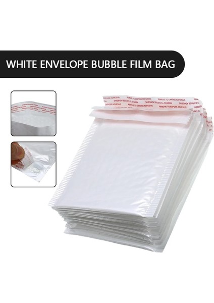 30 Adet 13X13CM Tarzı Pcslot Beyaz Inci Kabarcık Film Çanta Su Geçirmez Darbeye Dayanıklı Köpük Zarflar Set Hediye Çantaları Okul Öğrenci Ofis Malzemeleri (Yurt Dışından)