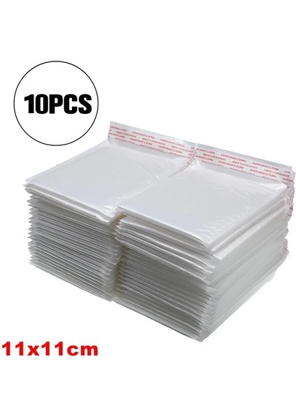 30 Adet 13X13CM Tarzı Pcslot Beyaz Inci Kabarcık Film Çanta Su Geçirmez Darbeye Dayanıklı Köpük Zarflar Set Hediye Çantaları Okul Öğrenci Ofis Malzemeleri (Yurt Dışından)