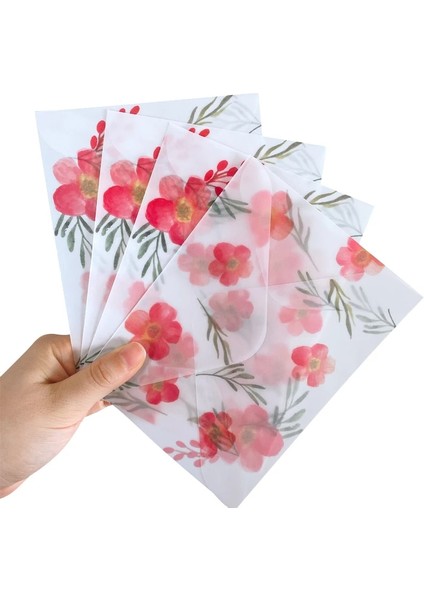 B Tarzı Çok Yaratıcı Dört Mevsim Sülfürik Asit Kağıt Zarf Rastgele Ofis Okul Malzemeleri Dört Selsction (Yurt Dışından)