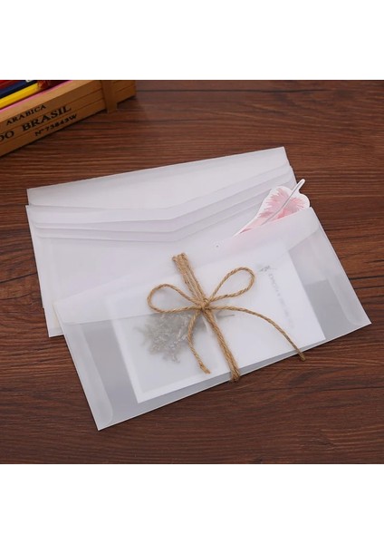 15X10CM Tarzı Lot Özel Şeffaf Zarf Saydam Kağıt Zarflar Set Mektup Kartlar Için Vintage Düğün Davetiyesi Zarfları (Yurt Dışından) fiyatları