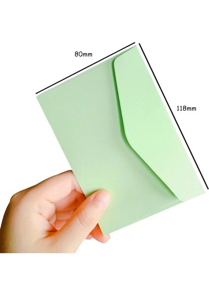 Açık Camgöbeği Stili Lot Şeker Renkli Mini Zarflar Dıy Çok Işlevli Craft Kağıt Zarf Mektup Kağıt Kartpostallar Okul Malzemesi (Yurt Dışından)