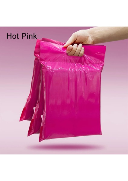 Sıcak PEMBE-28CM Tarzı Baskılı Bez Çanta Ekspres Saplı Çanta Kurye Çantası Kendinden Mühürlü Yapışkanlı Su Geçirmez Plastik Poli Zarf Ambalaj Torbaları (Yurt Dışından)