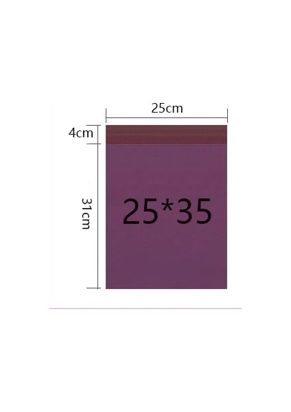 25X35CM 50 Adet Tarzı Çok Yeni Purplered Renkli Ekspres Çantalar Kendinden Mühürlü Yapışkanlı Kurye Çantaları Suya Dayanıklı Plastik Poli Zarf Paketleme Çantası (Yurt Dışından)