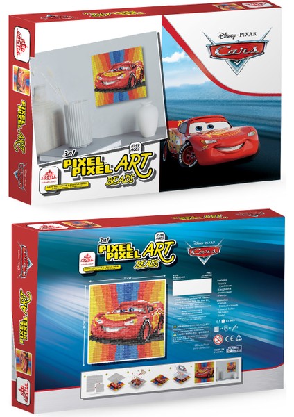 Disney Cars Yetişkin Boncuk Aktivite Seti-Pixel Pixel PPA100-02