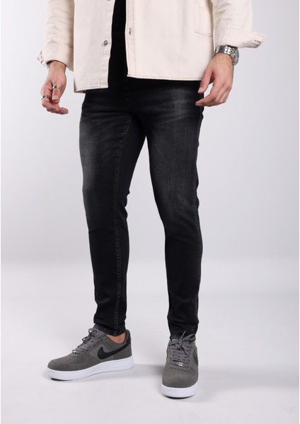 0020 Süper Slim Fit Siyah Rahat Denim Erkek Jeans fiyatları