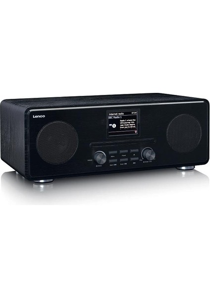 DIR-261 Internet Radyo Dab+ CD Bluetooth Kumandalı Fm Radyo Siyah