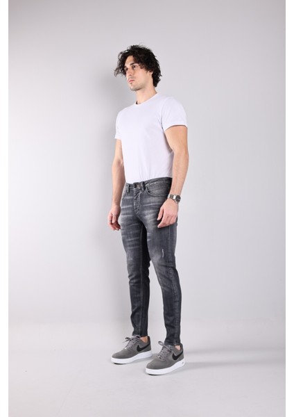 0020 Süper Slim Fit Mavi Rahat Denim Erkek Jeans