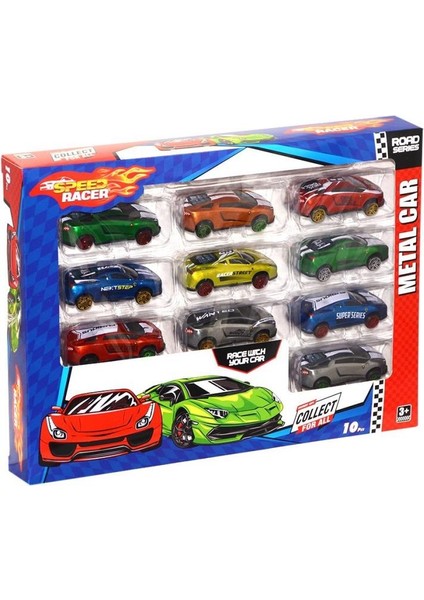 Toy-30 Toysan, Speed Racer 10’lu Metal Araba