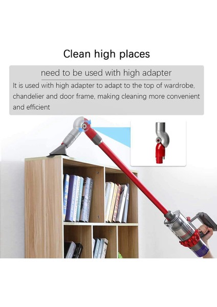 Dyson V7 V8 V10 V11 V15 Quick Rel Adaptör Aracı ile Uyumlu Alt Adaptör (Yurt Dışından)