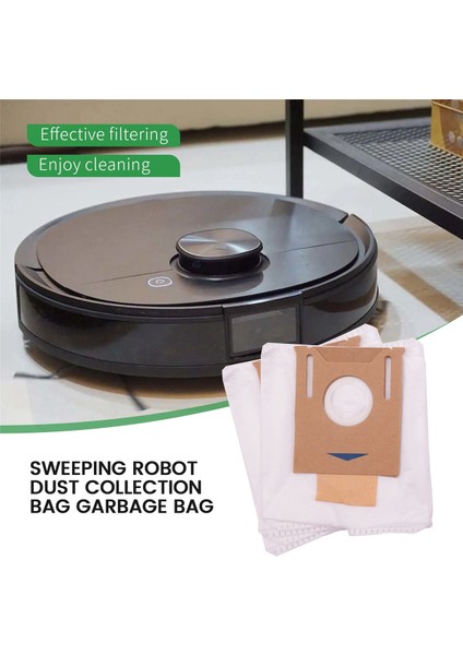 Deebot Ozmo T8 T8 Max T8 Için 10 Paket Vakumlu Toz Torbası (Yurt Dışından)