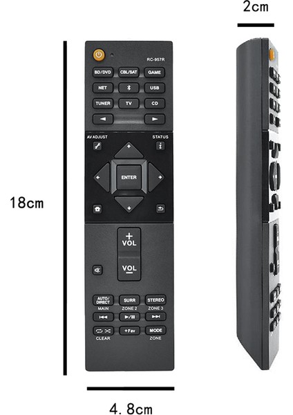 Pioneer Av Amplifikatörü Için RC-957R Uzaktan Kumanda VSX-LX102 VSX-LX302 (Yurt Dışından) indirimleri