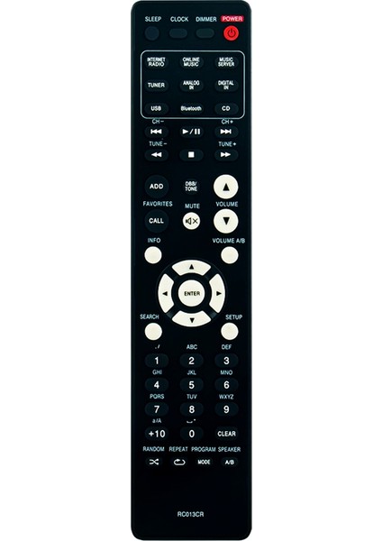 Marantz CD Reiver ile Uyumlu Uzaktan Kumanda RC013CR Replad (Yurt Dışından)