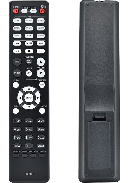 Denon PMA-600NE DCD-600NE ile Uyumlu RC-1234 CD Uzaktan Kumanda (Yurt Dışından) modelleri