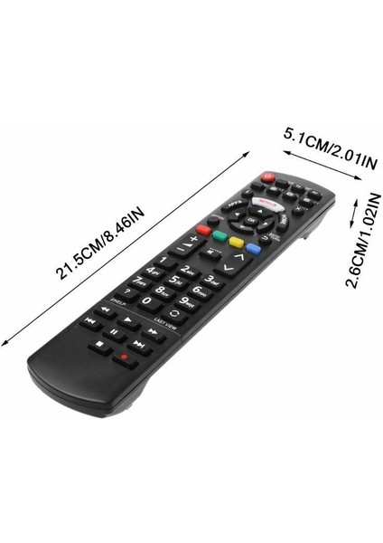 Panasonic Akıllı LED Tv Netflix Düğmeleriyle Uyumlu Uzaktan Kumanda Kumandası (Yurt Dışından)