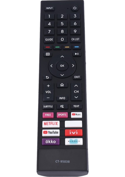 Toshiba Tv ile Uyumlu Yedek Uzaktan Kumanda CT-95038 (Yurt Dışından) modelleri