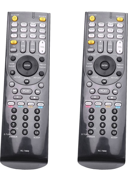 Onkyo TX-NR616 TX-NR626 ile Uyumlu Uzaktan Kumanda RC-799M Değiştirme (Yurt Dışından)