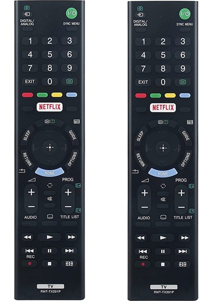 2x RMT-TX201P Tv ile Uyumlu Uzaktan Kumanda KDL-32W600D KDL-40W650D (Yurt Dışından)