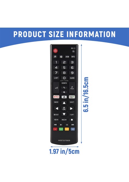 Lg Tv ile Uyumlu Uzaktan Kumanda AKB75375608'I Değiştirin (Yurt Dışından) fırsatları