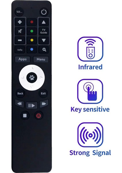 Fetch H671T Set Üstü 4K Tv Kutusu Hd Kaydedici ile Uyumlu Repla Uzaktan Kumanda (Yurt Dışından)