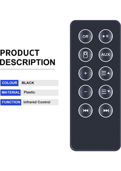 Sounddock 10 SD10 Için Yeni Uzaktan Kumandanın Değiştirilmesi (Yurt Dışından) fiyatları