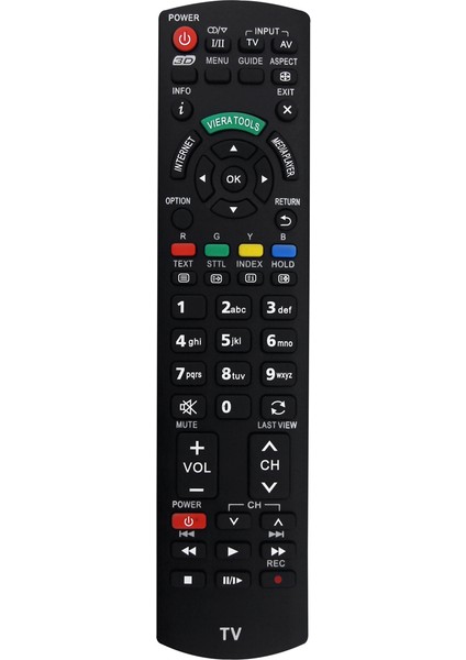 N2QAYB000747 Panasonic TH-L22X20A ile Uyumlu Repla Uzaktan Kumanda (Yurt Dışından)