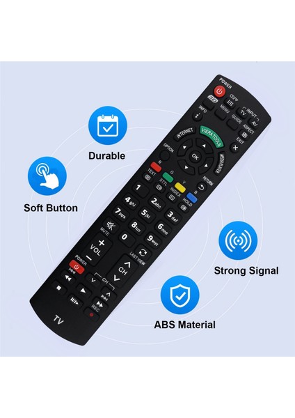 N2QAYB000747 Panasonic TH-L22X20A ile Uyumlu Repla Uzaktan Kumanda (Yurt Dışından)
