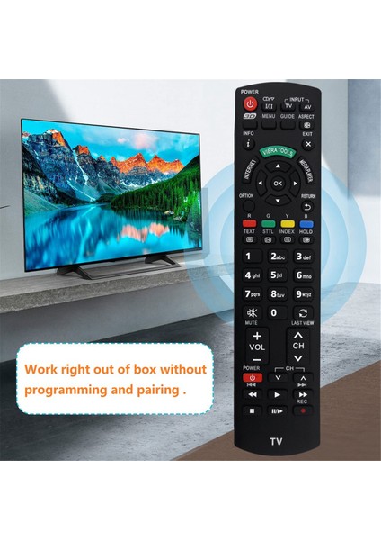 N2QAYB000747 Panasonic TH-L22X20A ile Uyumlu Repla Uzaktan Kumanda (Yurt Dışından)