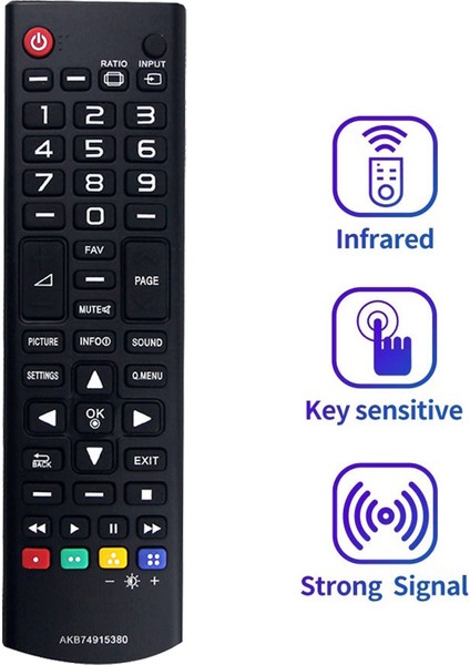 AKB74915380 Lg Tv ile Uyumlu Repla Uzaktan Kumanda (Yurt Dışından)