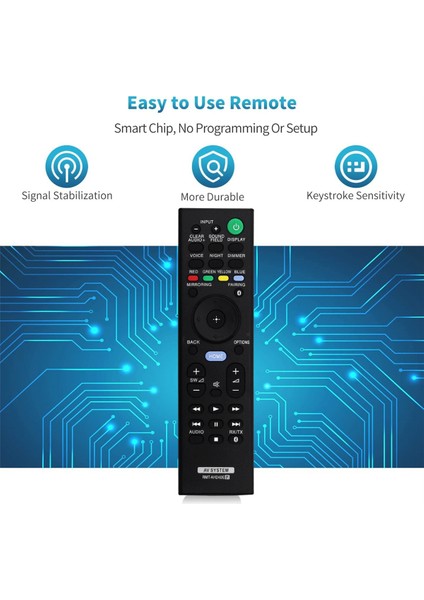 RMT-AH240E Soundbar Sa-Nt5 SA-WCT790 ile Uyumlu Uzaktan Kumanda Repla (Yurt Dışından) indirimleri