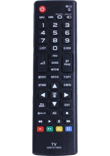 Univeal AKB73715603 Lg 43LF540V Hd LED Tv ile Uyumlu Uzaktan Kumanda (Yurt Dışından)