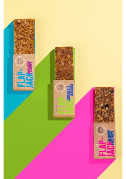 Şeker İlavesiz Karışık Granola Bar Set 60 gr x 3 Adet