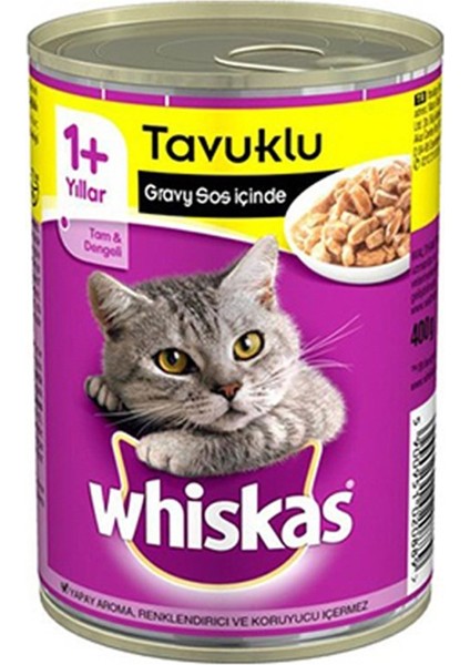 Tavuklu Yetişkin Kedi Konservesi 400 Gr