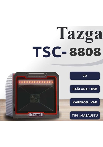 Tsc 8808 Masa Tipi 2d Barkod Okuyucu