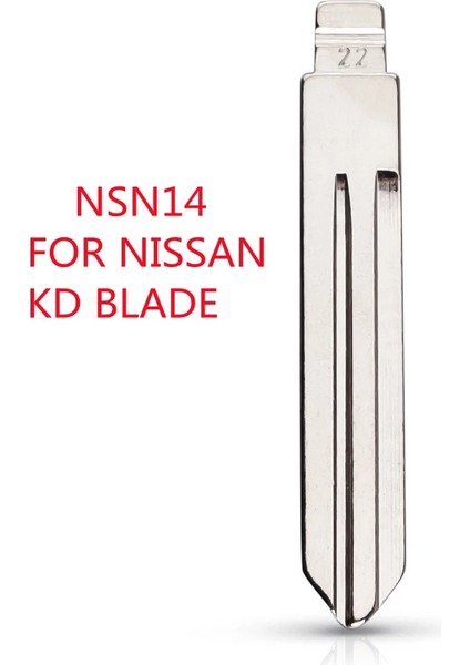 Keychannel Lot #22 Lishi NSN14 Metal Boş Kesilmemiş Flip Blade Kd Vvdı Için Uzaktan Anahtar Bıçak Nissan Tııda Renault Subaru (Yurt Dışından) modelleri