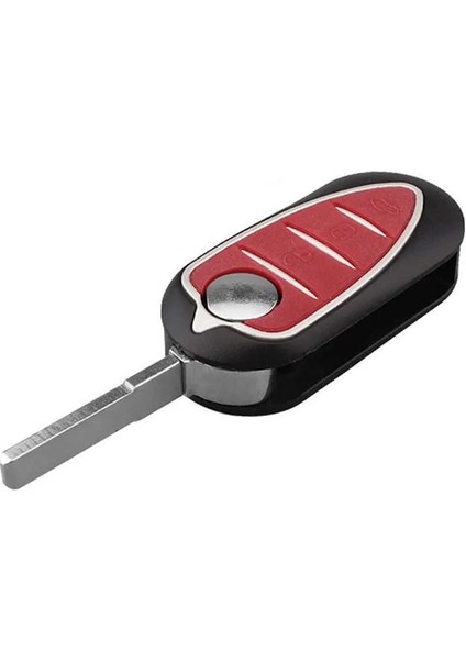 3 Düğme 3 Düğmeler Uzaktan Araba Anahtarı Kabuk Fob Kesilmemiş Bıçak Fit Katlanır Çevirme Araba Anahtarı Durum Kapağı Için Alfa Romeo Mito Giulietta 159 Gta (Yurt Dışından) modelleri