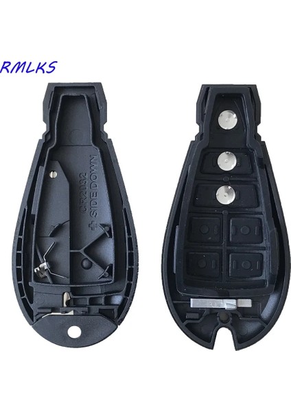 Bir Stil D-Odge Için 7 Düğmeler Anahtarsız Giriş Akıllı Uzaktan Anahtar Kutu Girişi Fob Kabuk Kapak Chrysler Kasabası Ülke Dodge Grand Caravan Için Jeep Için (Yurt Dışından)