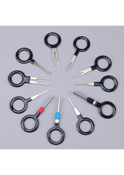 18 Parçalı Set Otomotiv Fiş Terminali Kaldırma Aracı Araba Elektrik Teli Sıkma Konnektörü Pin Çıkarıcı Kiti Anahtar Pimi Kaldırma Aracı (Yurt Dışından) fırsatları