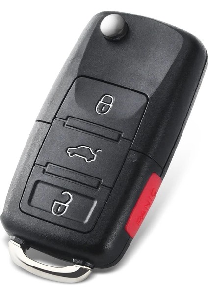 Keyyou Düğmeler Uzaktan Flip Sustalı Anahtar Kabuk Değiştirme Anahtar Kılıfı Vw Volkswagen Golf Polo Mk4 Touran Bora (Yurt Dışından)